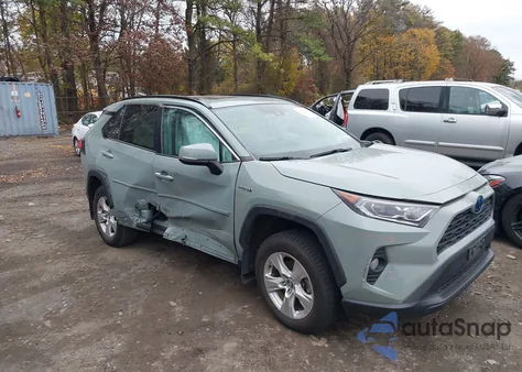 2020 Toyota Rav4 Hybrid Xle из США, поврежденный, VIN 2T3RWRFV7LW090308